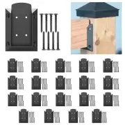20 Pcs Deck Railing Brackets Connectors With 160 Pcs Screws For 2x4 FREE SHIP