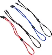 [HYTROVE] 4pcs Sports Glasses Rope Non-slip Eyewear Strap for Outdoor Activities Long-lasting Material Easy to Use