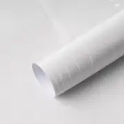 Shiny White Contact Paper 40x610cm Self Adhesive Waterproof PVC Vinyl