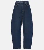 [Agolde] Agolde Balloon high-rise barrel-leg jeans S-M blue