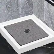Shower Mat Bath Non-slip Bathroom Soft With Drain Quick Drying Pvc Loofah