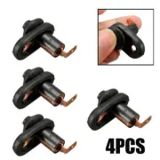 4Pcs Car Door Courtesy Light Lamp Switch Button Car Interior Accessories Black (for: Mitsubishi)