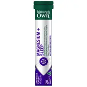 Nature's Own Magnesium + Sleep Effervescent with Passionflower 20 Tablets