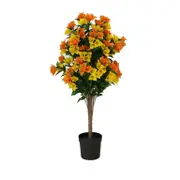 Bougainvillea Bloom Tree – Yellow & Orange Faux Florals (90cm, UV Resistant)