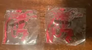 5 Fireball Whiskey Ornaments