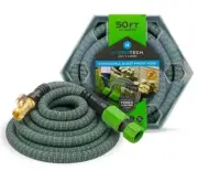 5/8 in. Dia. x 50 ft. Burst Proof Expandable Garden Water Hose Flexible Stronger