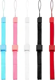Quacc 5 PCS Adjustable Wrist Straps Multi Purpose Wristbands Phone Strap Strong Replacement Strap Compatible with Nintendo Wii Remote Controller (Multi-Colour)
