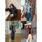 [女式襯衫] 格子背心 / BLAZER OVERSIZE STYLE, VINTAGE, JAPANESE OFFIC