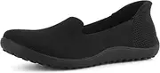 [Mashand] Womens Wide Toe Box Slip on Walking Shoes Non Slip Shoes Arch Support Casual Loafers Soft Knit Shoes