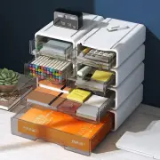 Drawer Type Desktop Organizer Plastic Jewelry Container Office