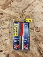 New Freud 12-134 9/16" Double Flute Straight Bit, 1/2" Shank