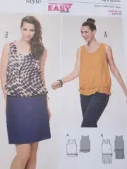 Burda Sewing Pattern 6913 Ladies Misses Dress Top Size 8-20 Uncut