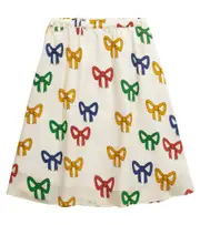 [Mini Rodini] Mini Rodini Bow printed lyocell skirt Y 2/3 white