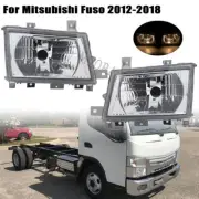 Left + Right For Mitsubishi Canter Fuso 2005-2011 Front Headlight Driving Light