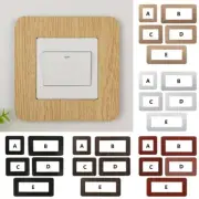 1PC Plug Surround Socket Modern Panel Cover Switch Cover Decorative