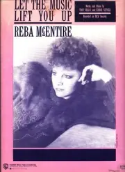 REBA McENTIRE LET THE MUSIC LIFT YOU UP SHEET MUSIC PIANO/V/GUITAR/CHORDS 1987