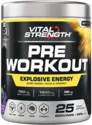 VitalStrength Pre-Workout Nuclear Grape 225g