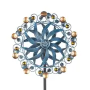 Wind Spinner, Retro Wind Spinner Outdoor Metal Pinwheels, 63 * 13 Inch Kineti...