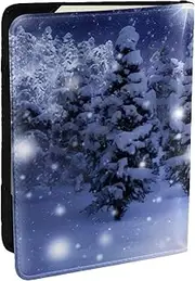 [JEJEA] Christmas Tree1 Print Travel Organizer Credit Cards Case Passport BookPassport Holder Cover Wallet forTraveling,, Black, One Size