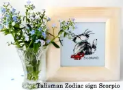 New Baby Gift Zodiac Sign Scorpio Cat Lover Gift Handmade Embroiderey Cat Mom