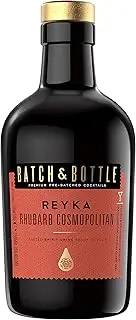 Batch & Bottle Reyka Icelandic Vodka Cosmopolitan - Ready to Drink Cocktail 25% ABV, 50cl (6 serves per bottle)