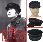 Wool Felt Bakerboy Greek Fisherman Military Music Band John Lennon Hat Cap S L
