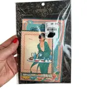 Graphic 45 Ephemera Cafe Parisian Journaling Cards NEW Food Scrapbooks Recipes