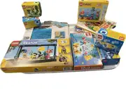 LEGO CLASSICS LOT - 8 SETS & 3 BOOKS
