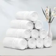 LINENOVA 10 Pack Cotton Face Towels-White