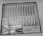 Mikasa Bravo Premium Stainless Steel Steak Knives Set Of 12
