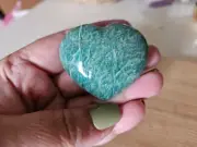 Amazonite Heart