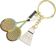 [WOONEKY] Badminton Keychain Stylish Pendant for Keychain Trinket Women's Accessory