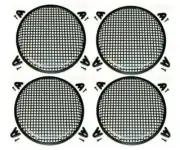 Four 15" INCH Waffle Speaker SUB WOOFER Grills with Clips and Screws DJ-CAR-Home