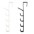 5 Layers Over The Door Hanger Hook Clothes Hat Vertical Rack Plastic