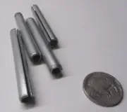 Zinc Plate Steel Slotted Roll Spring Pin, 5/16" Dia x 2 1/2" Length, 25 pcs
