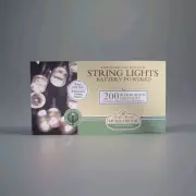 Flipo 200 LED Battery Operated String Lights | Warm White