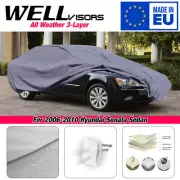 WELLvisors Water Resistant Car Cover 3-6898080SV For 06-10 Hyundai Sonata Sedan (for: Hyundai)