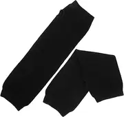 [GLSTOY] Cotton Arm Sleeves for Women Knitted Arm Warmers Long Fingerless with Thumb Hole