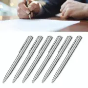 12 Pcs Silver Ballpoint Pen 1.0mm Signature Pen Smooth Writing Pen for Student