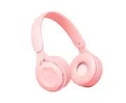 Y08 Bluetooth-compatible 5.0 Headphone Over Ear Hands-free Calling HiFi Stereo Wireless Gaming Headset with Mic for Sports-Pink