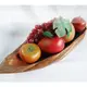 【自然屋精品】天然柚木船造型盤，自然風造型料理盤，峇里島的風花器，原木木盤-仿古色