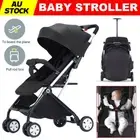 Baby Stroller Foldable Pram Travel Carrier Foldable Pushchair Bassinet Outdoor