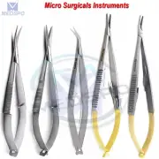 Surgical Micro Surgery Noyes Spring Castroviejo Scissors Straight & Curved CE