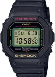 Casio G-Shock DW-5600TMN-1JR Maneki Neko Black Eye Patch Watch Used