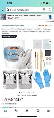 Discovering DIY Hand Casting Kit Couples - Hand Mold Kit Couples Wedding Enga...