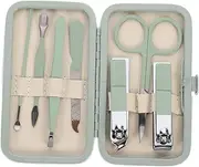 MERRYHAPY Ergonomic Foot Nail Tools Portable Manicure Kit Set Nail File for Women