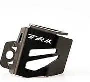Motorcycle Aluminum Rear Brake Oil Cup Protector Fuel Tank Cover Guard ForCompatible with TRK 502 502X 702X TRK702(Black)