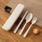 3pcs/set Portable Flatware Smooth Surface Dining Portable Utensils Spoon Fork