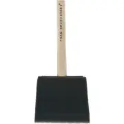 Linzer Project Select 3 In. High Density Closed Cell Foam Brush with Wood Peg
