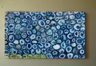 Blue Agate Slab, Agate Wall decor, Agate Stone table, Handmade agate table top
